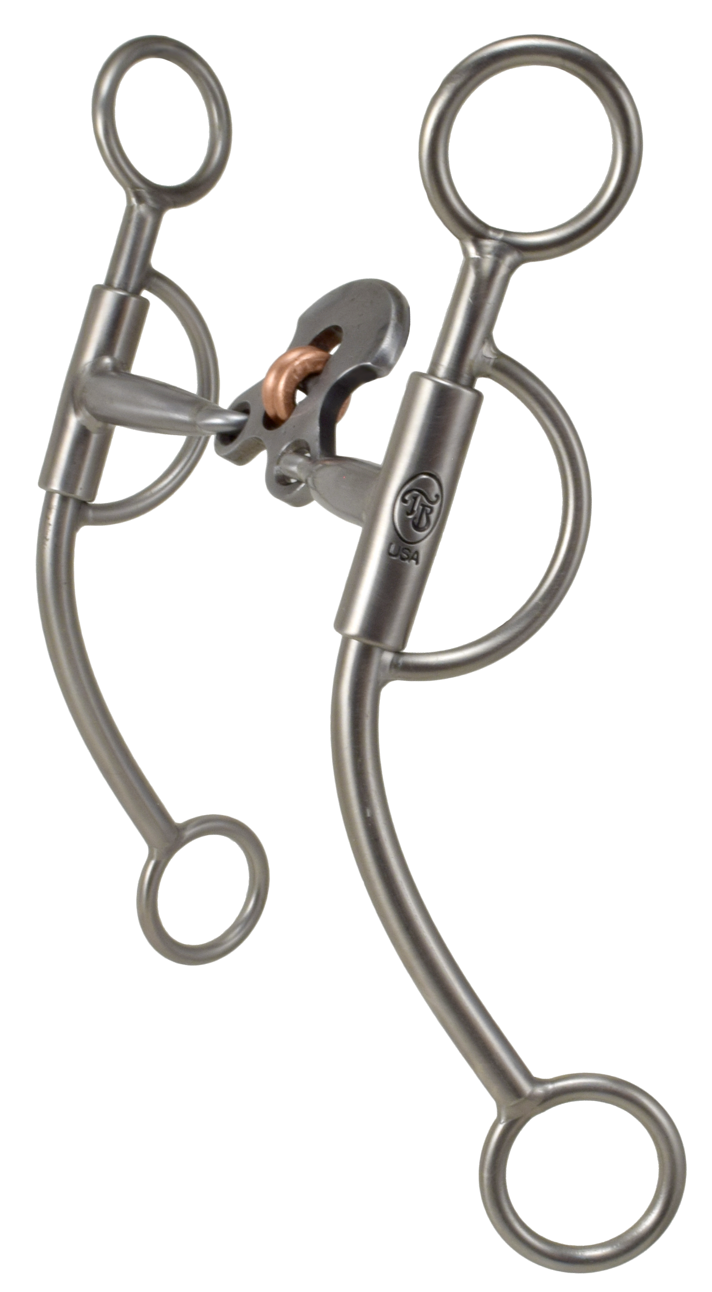 Mors équin #107 Baseline Long Double Cross par Tom Balding Horse Tack