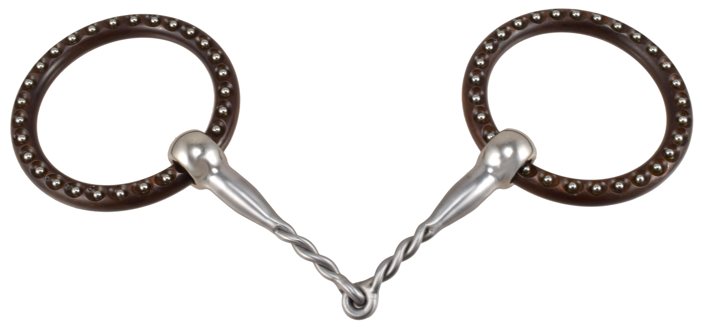 West Coast Divots & Dots Loose Ring Half e Half Snaffle