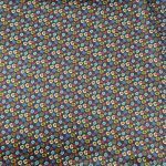 Silk Wild Rag Pattern - Calico on Navy