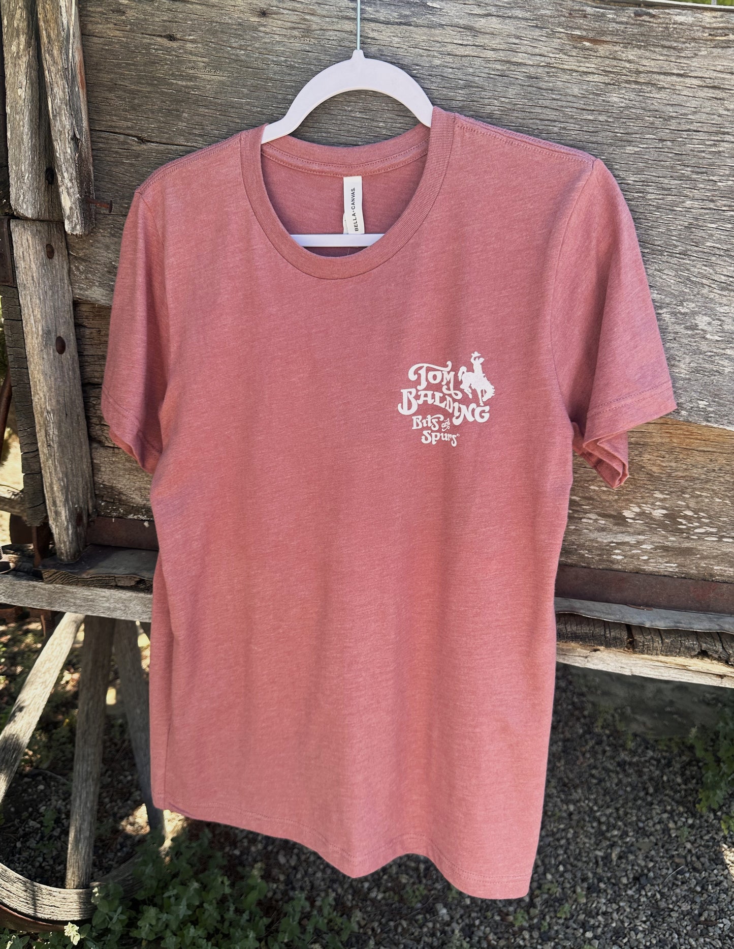 TBBS Bella+Canvas® Tシャツ - ヘザーモーブ - Tom Balding Bits & Spurs