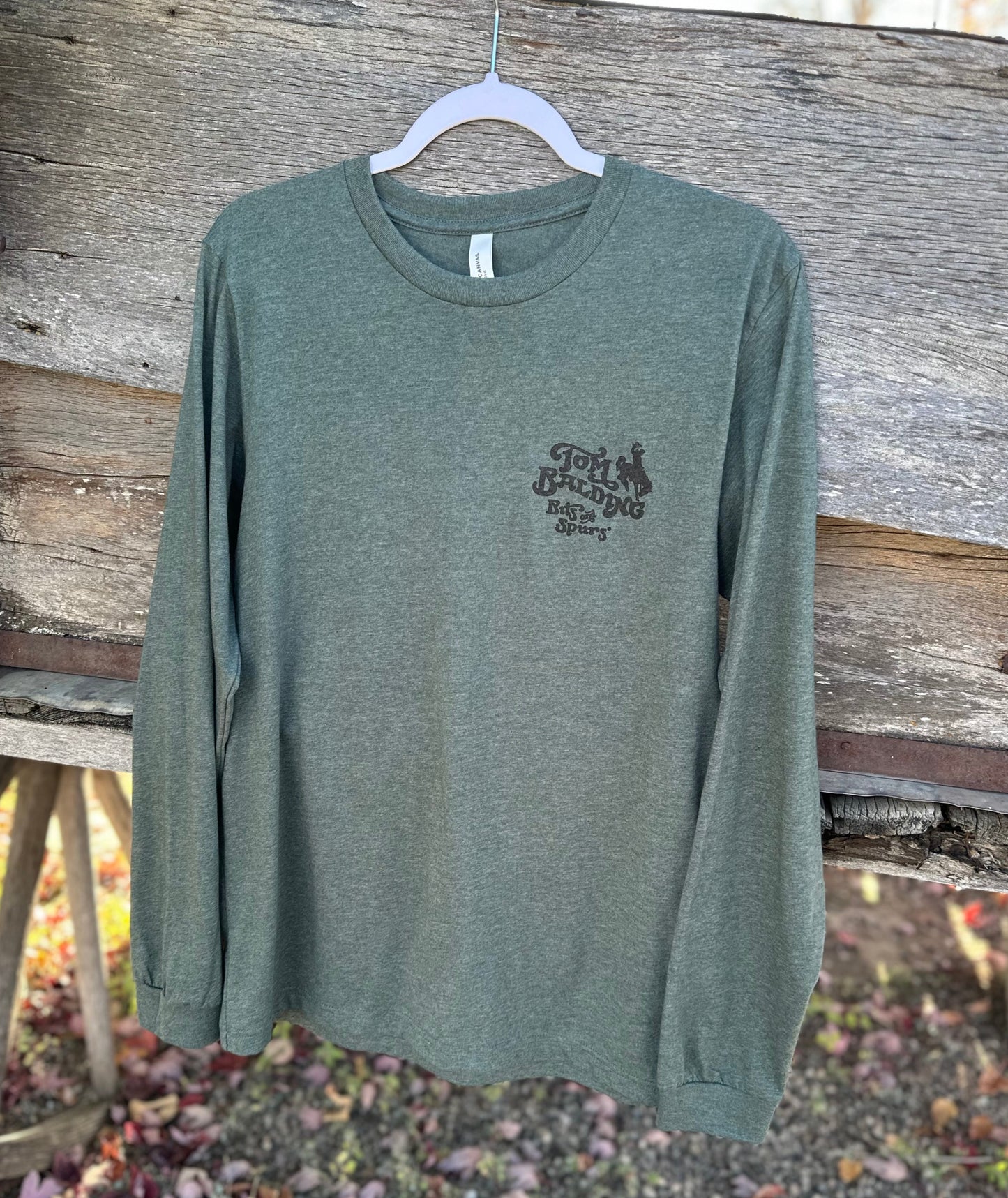 TBBS Bella+Canvas® Long Sleeve Crewneck T-Shirt - Heather Forest