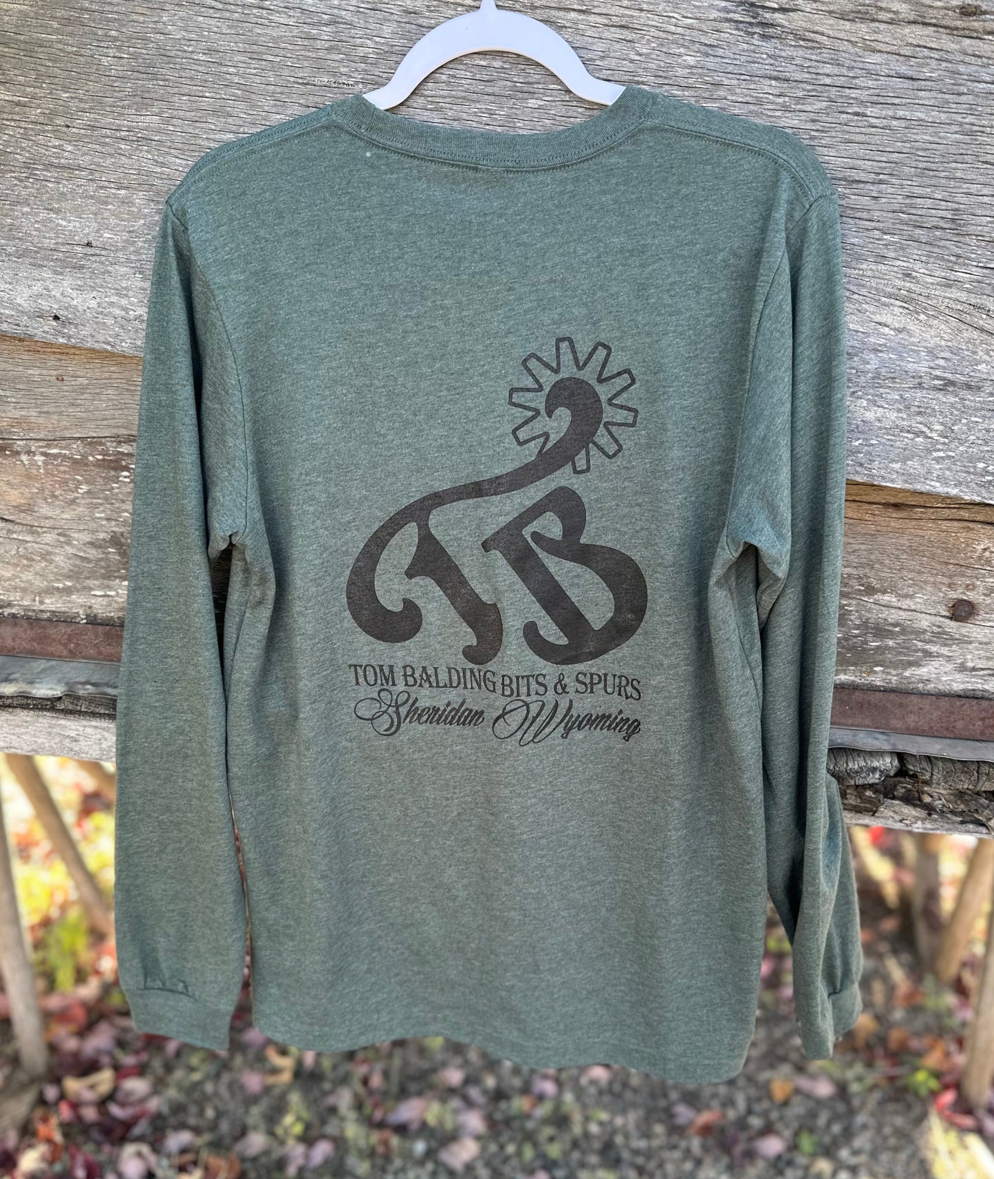 TBBS Bella+Canvas® Long Sleeve Crewneck T-Shirt - Heather Forest