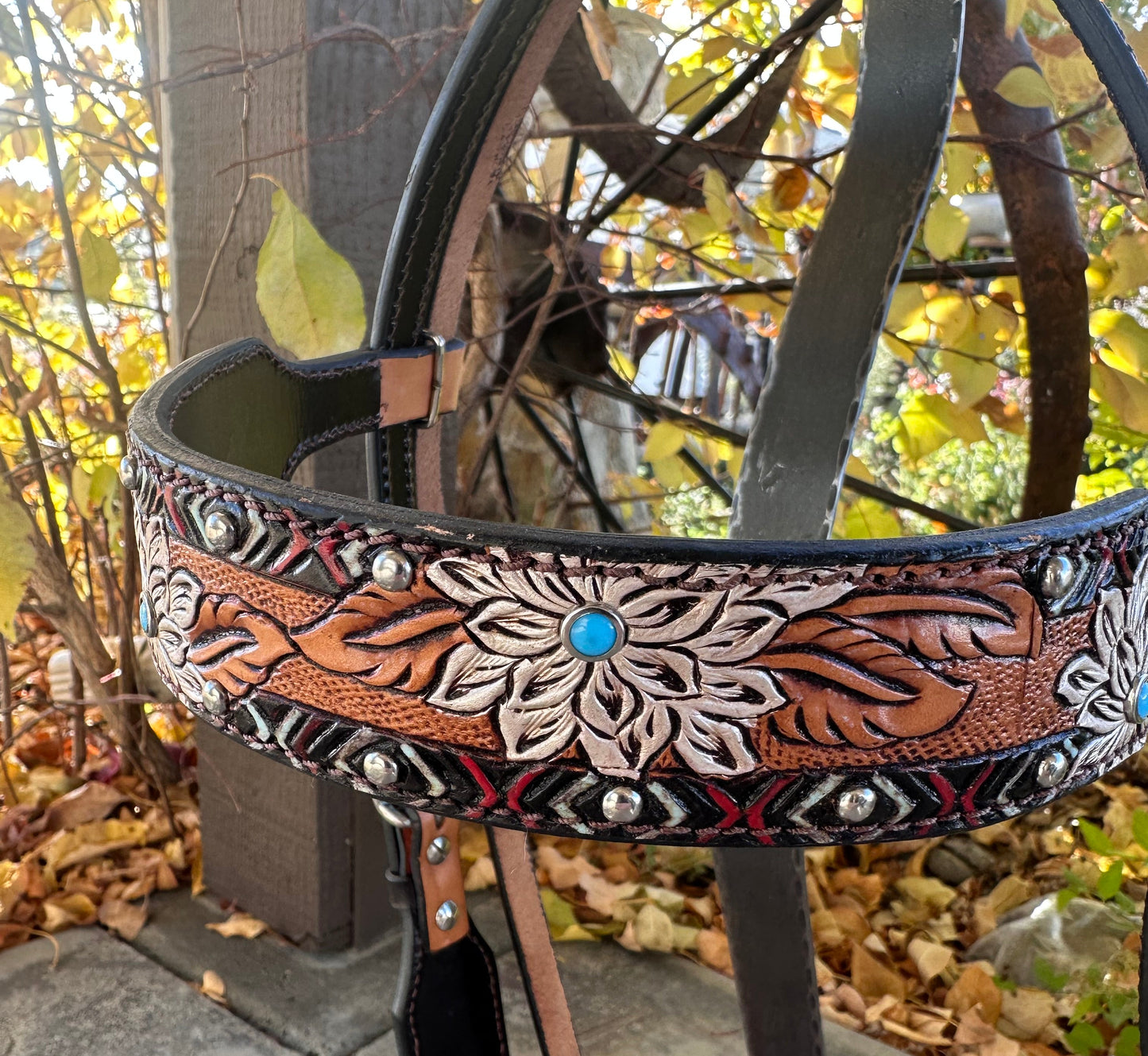 Headstall #107 - Browband Headstall Multicolor