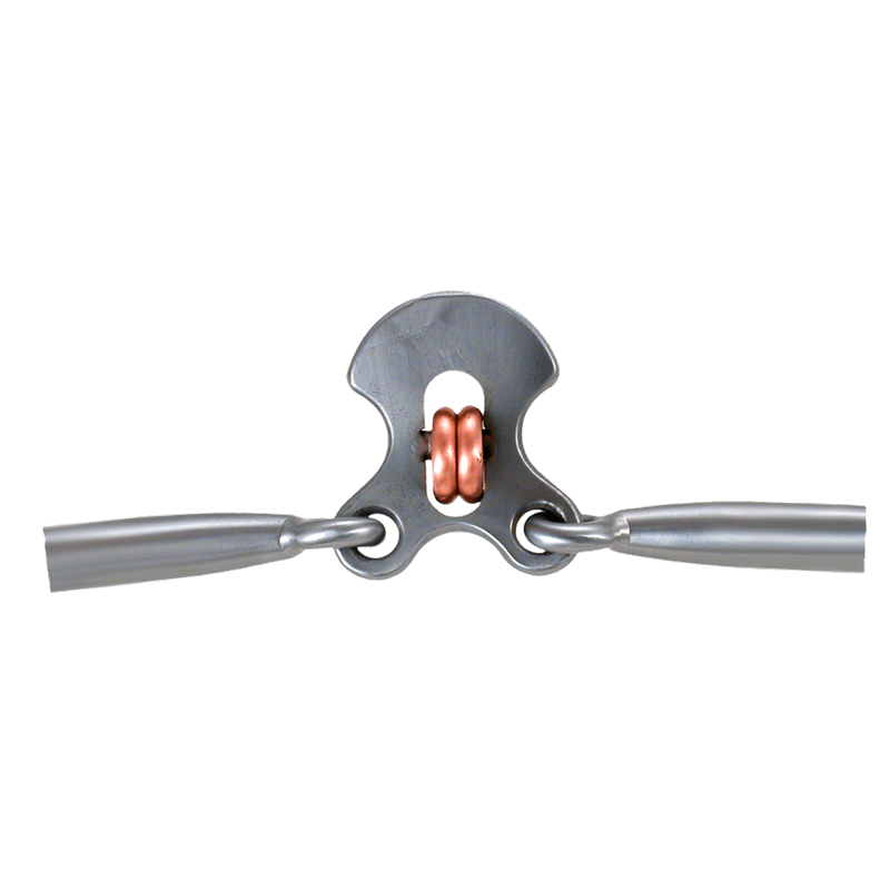 Cobra Shank Double Cross Black with Dots Finish