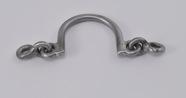 Long Shank - Ported Chain - Brown with Dots