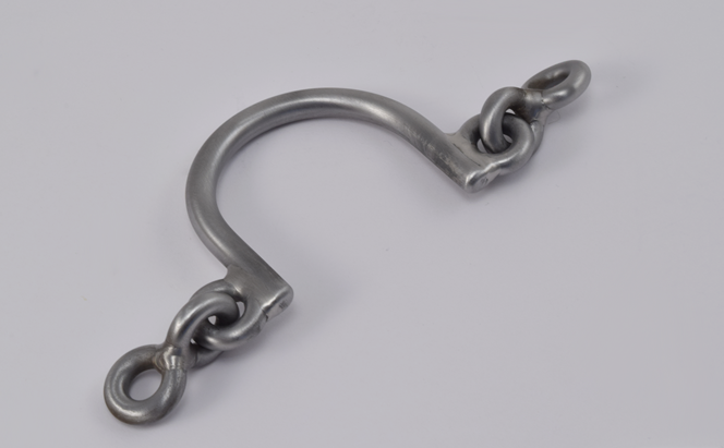 Long Shank - Ported Chain - Brown with Dots