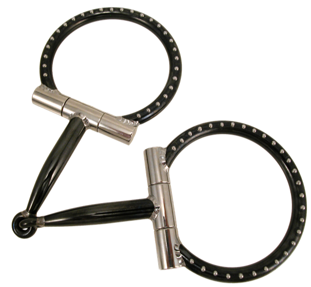 Black D-Ring Snaffle