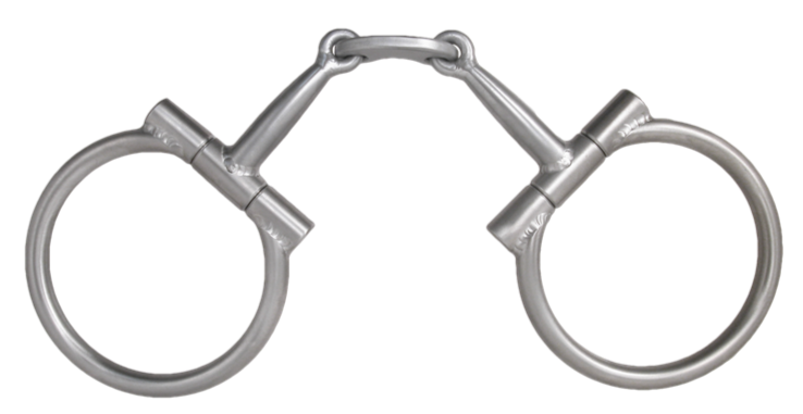 Mors de filet équin #206 Baseline D-Ring Dr. Tom By Tom Balding Horse Tack