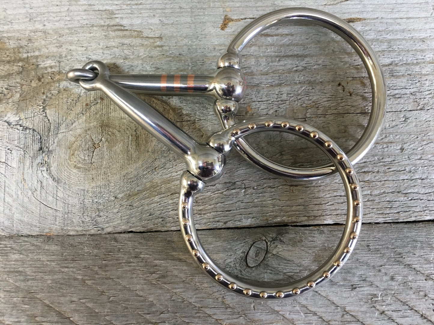 Mors de Filet Équin #479 Filet à Anneau Ballhinge par Tom Balding Horse Tack