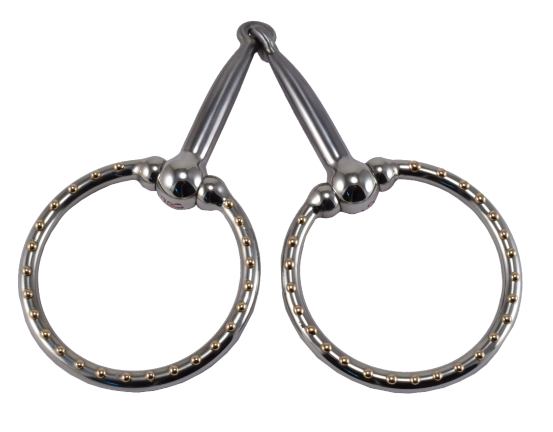 Mors de Filet Équin #479 Filet à Anneau Ballhinge par Tom Balding Horse Tack