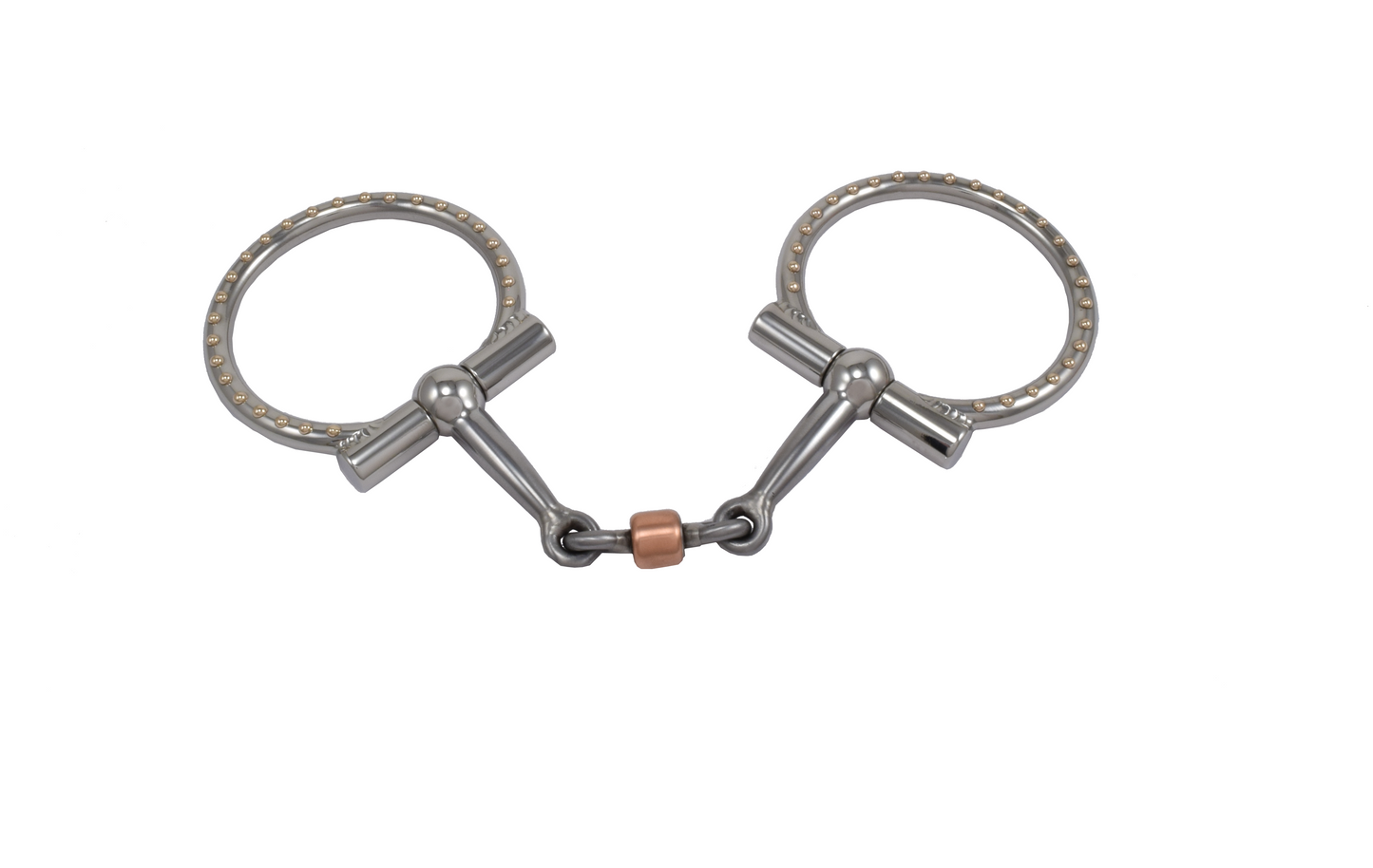 Ballhinge D-Ring Slick 50 - Stainless with Brass Dots