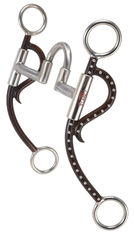 Mors équin # 483 - Correction de la longue corne par Tom Balding Horse Tack