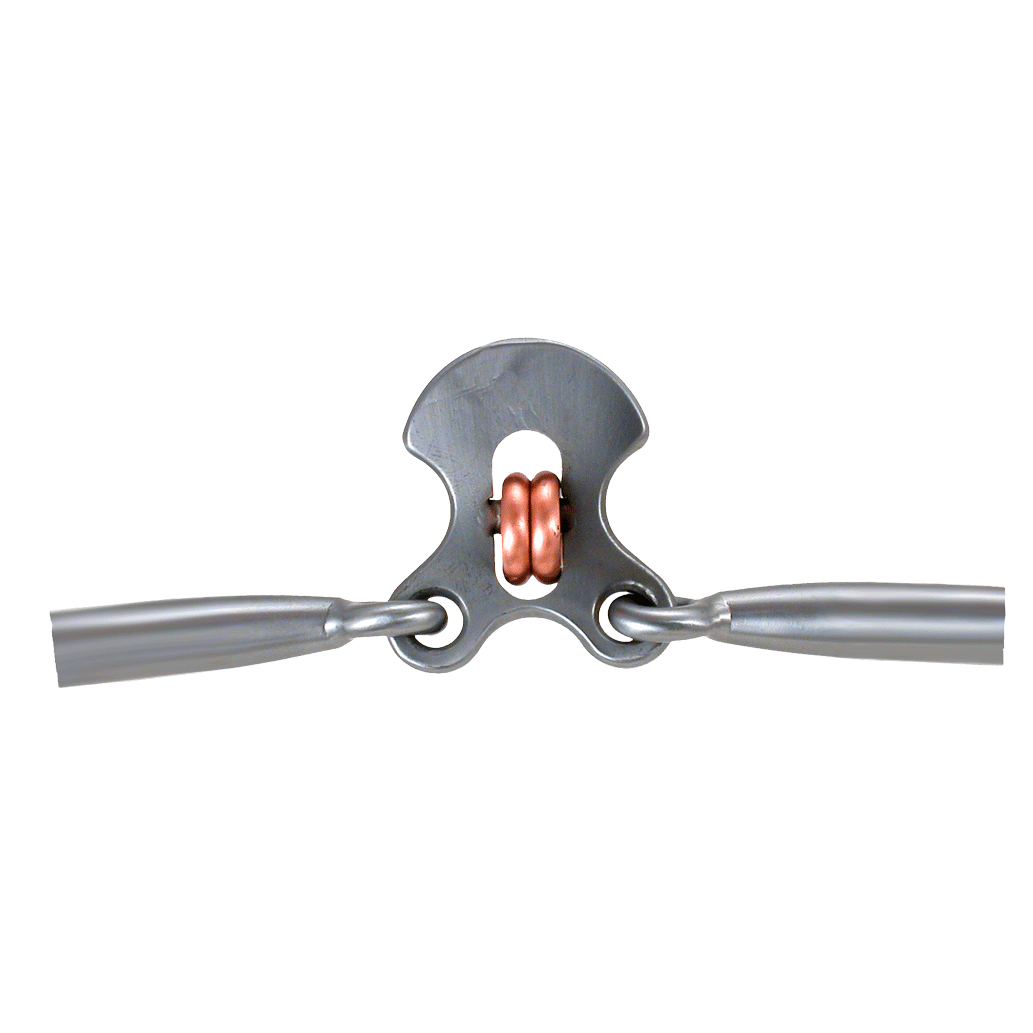 Mors équin #87 Short Ballhinge Double Cross par Tom Balding Horse Tack