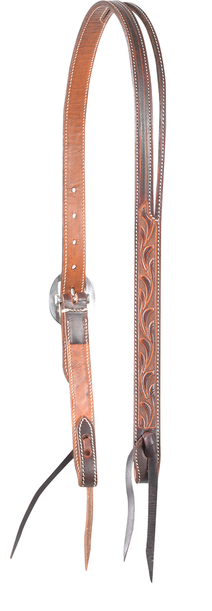 Headstall #61 - Headstall con le orecchie divise Ranahan esposto alle intemperie