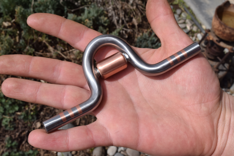 Long Shank Clearwater with roller Brown wtih Dots