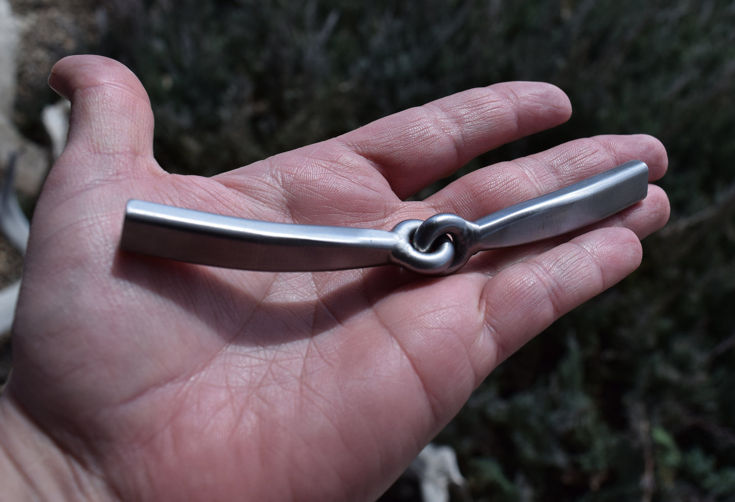 D-ring com bridão de barra plana