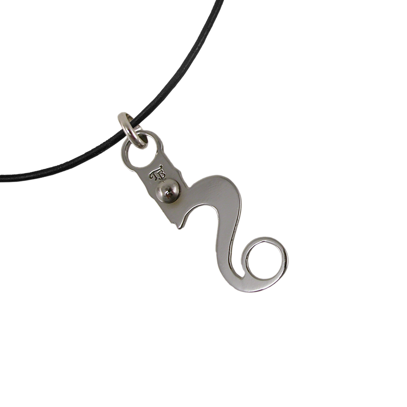 Ciondolo con gambo in acciaio inossidabile Eva Marie di Tom Balding Bits & Spurs