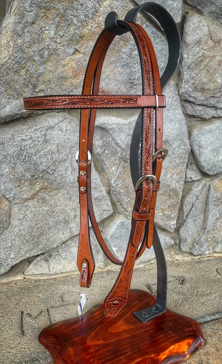 Headstall #100 - Scallop Browband Headstall