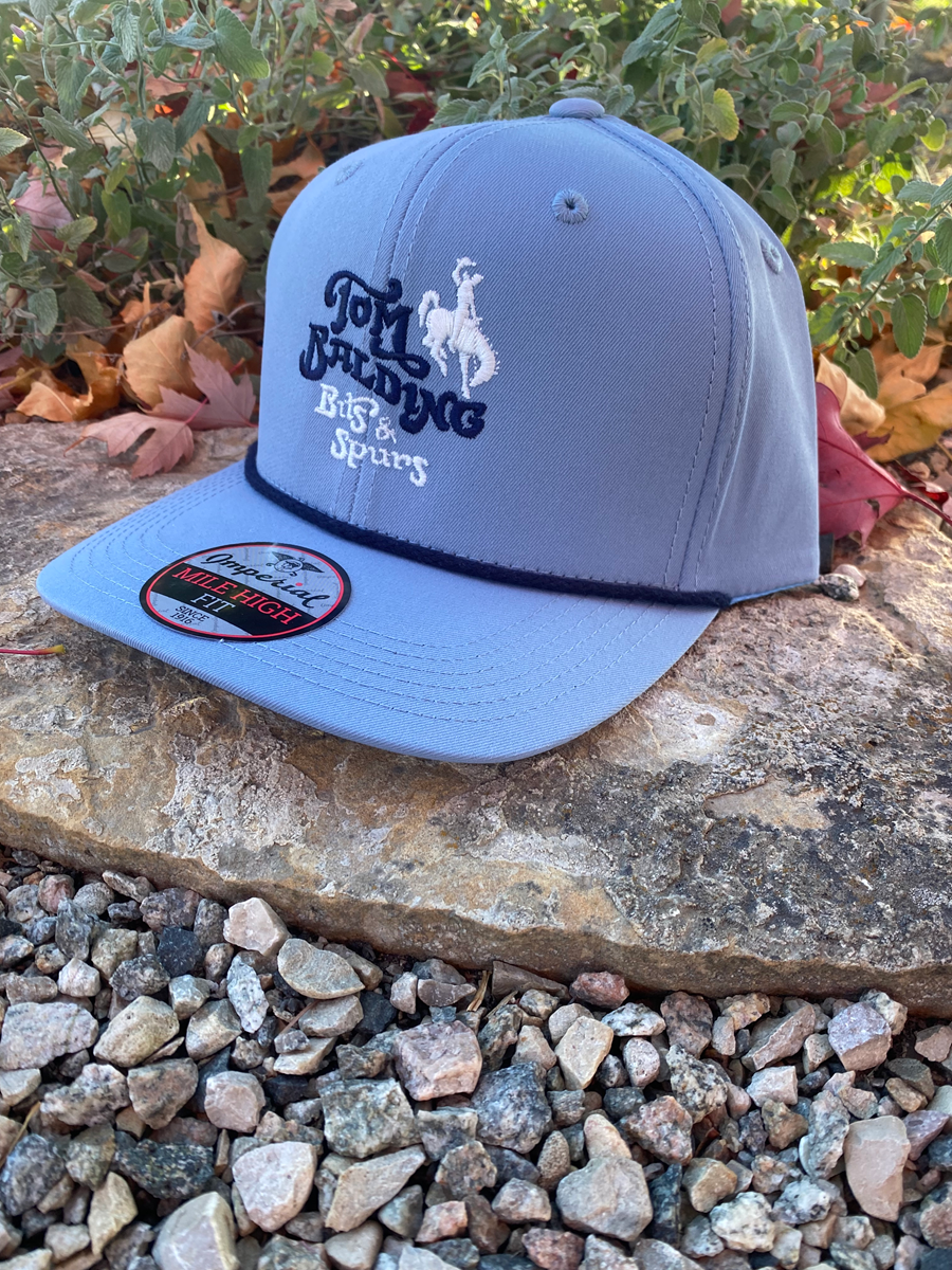 Cap #46 Imperial Mile Hight Rope Cap in Schieferblau mit klassischem Logo
