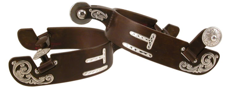 Spur Polo #2 - Polo Shank & Rowel Floral With Brand