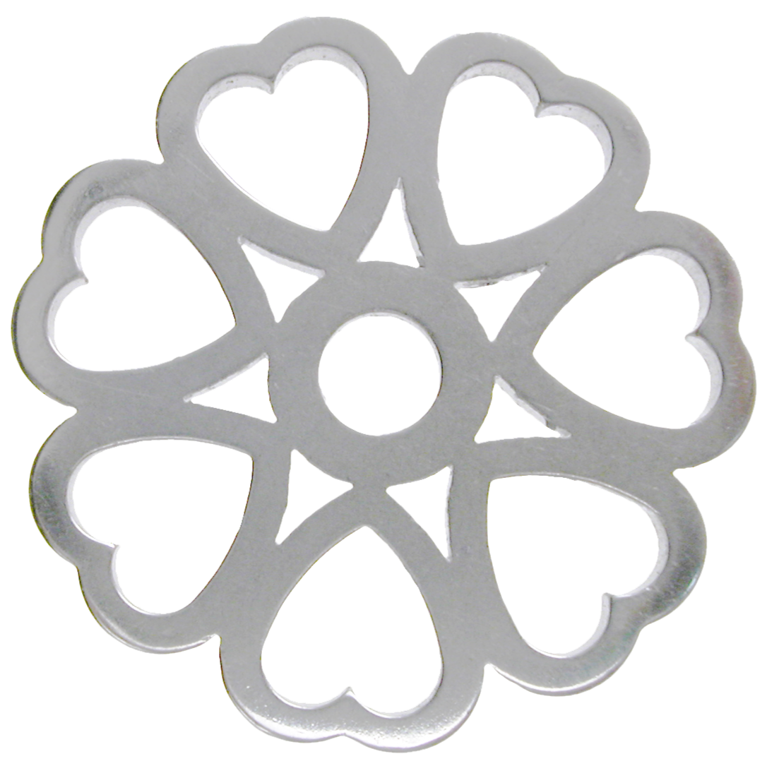 thumbnail image 2 of Cloverleaf 7/8” Replacement Spur Rowels – Polished Stainless Steel (Set Of Two) By Weaver Leather 2 of 5