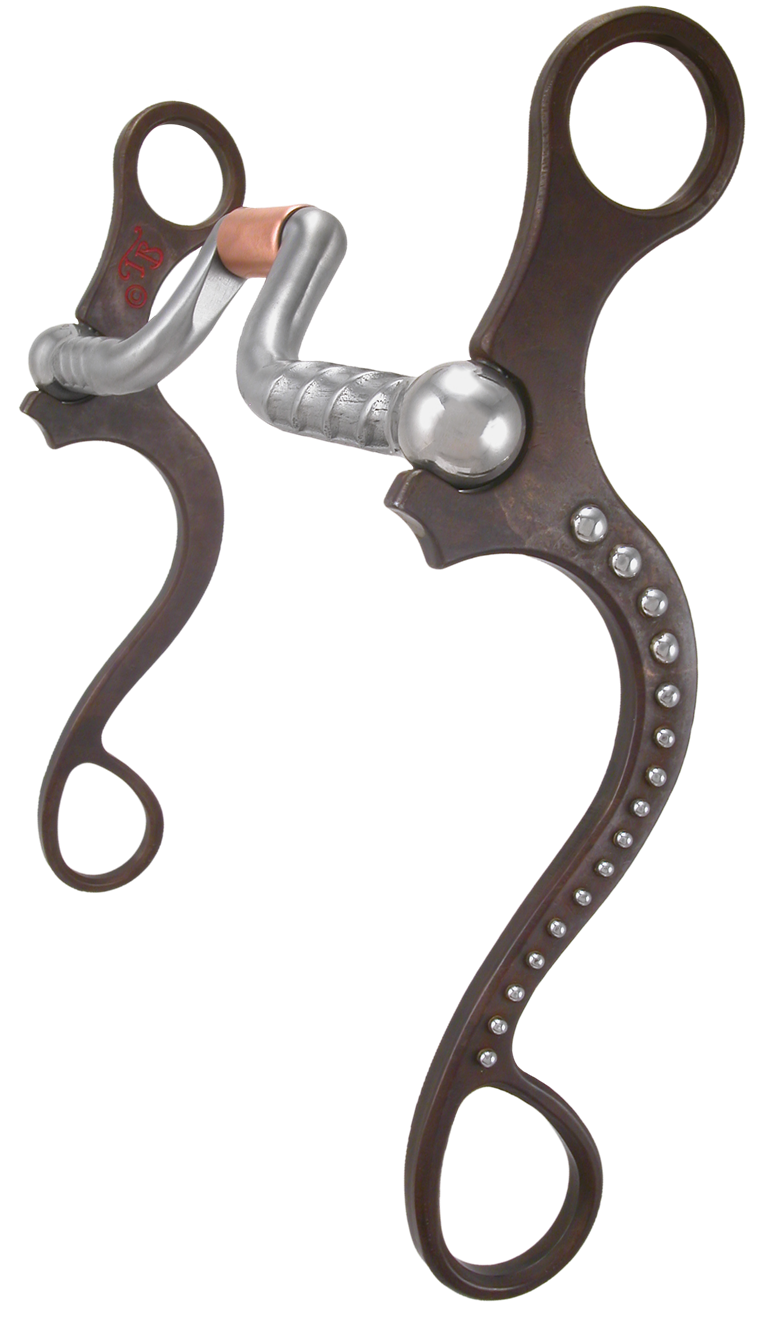 Mors équin #229 - Port de charnière Sheridan Iron Worker par Tom Balding Horse Tack