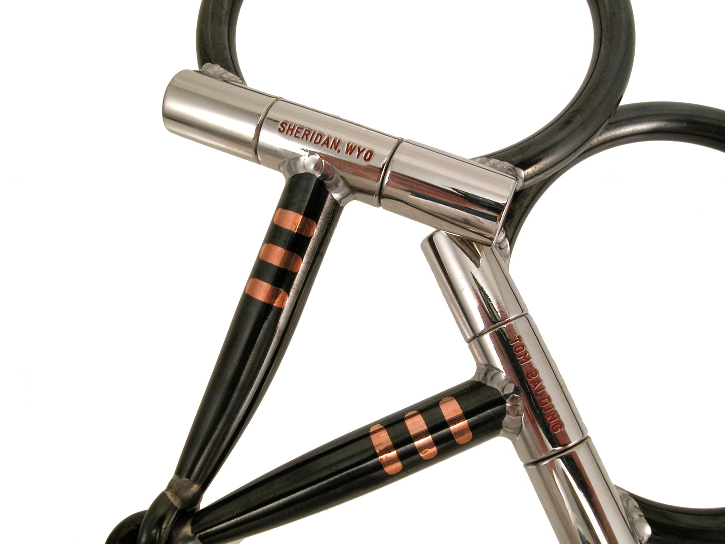 Black D-Ring Snaffle Back side