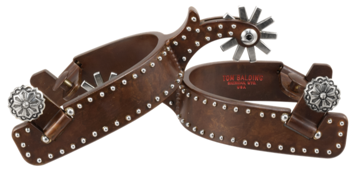 Spur #48 Texas Style Band With Brown Finish