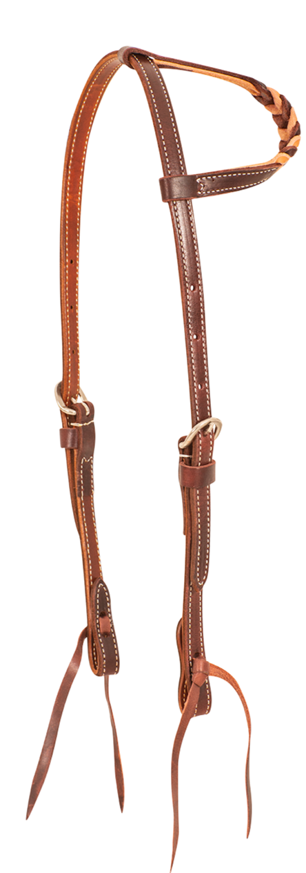 Headstall #66 - Harness-Latigo with Blood Knots