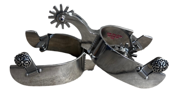 Spur #89 Clean Stainless Finish Spurs – Tom Balding Bits & Spurs