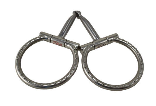 D-Ring Snaffle - Stainless Dots