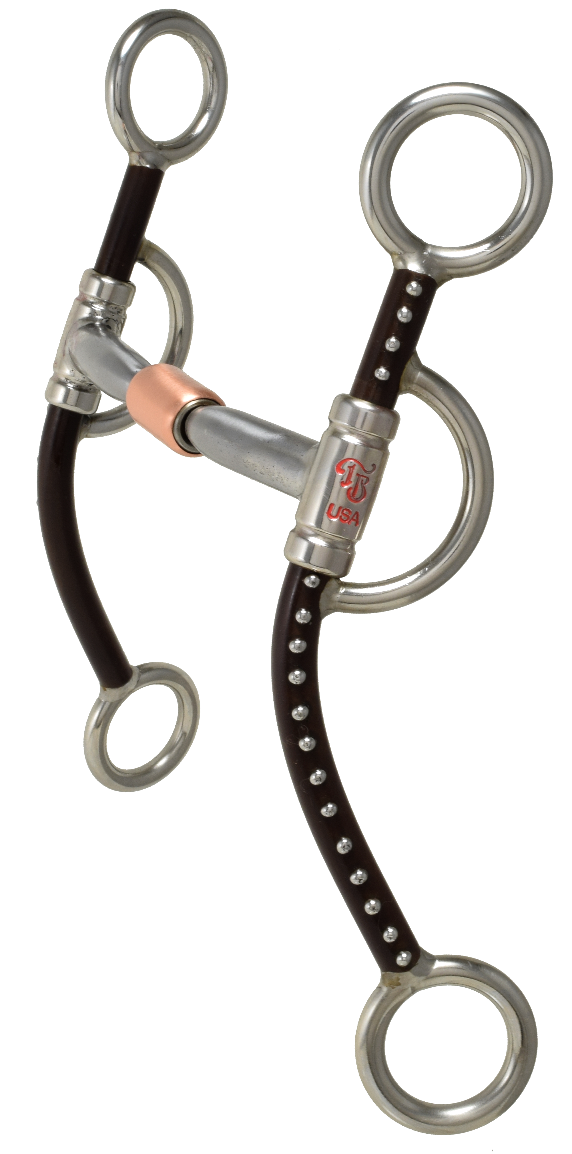 Advantage Long Shank Billy Allen Brown with Dots – Tom Balding Bits & Spurs