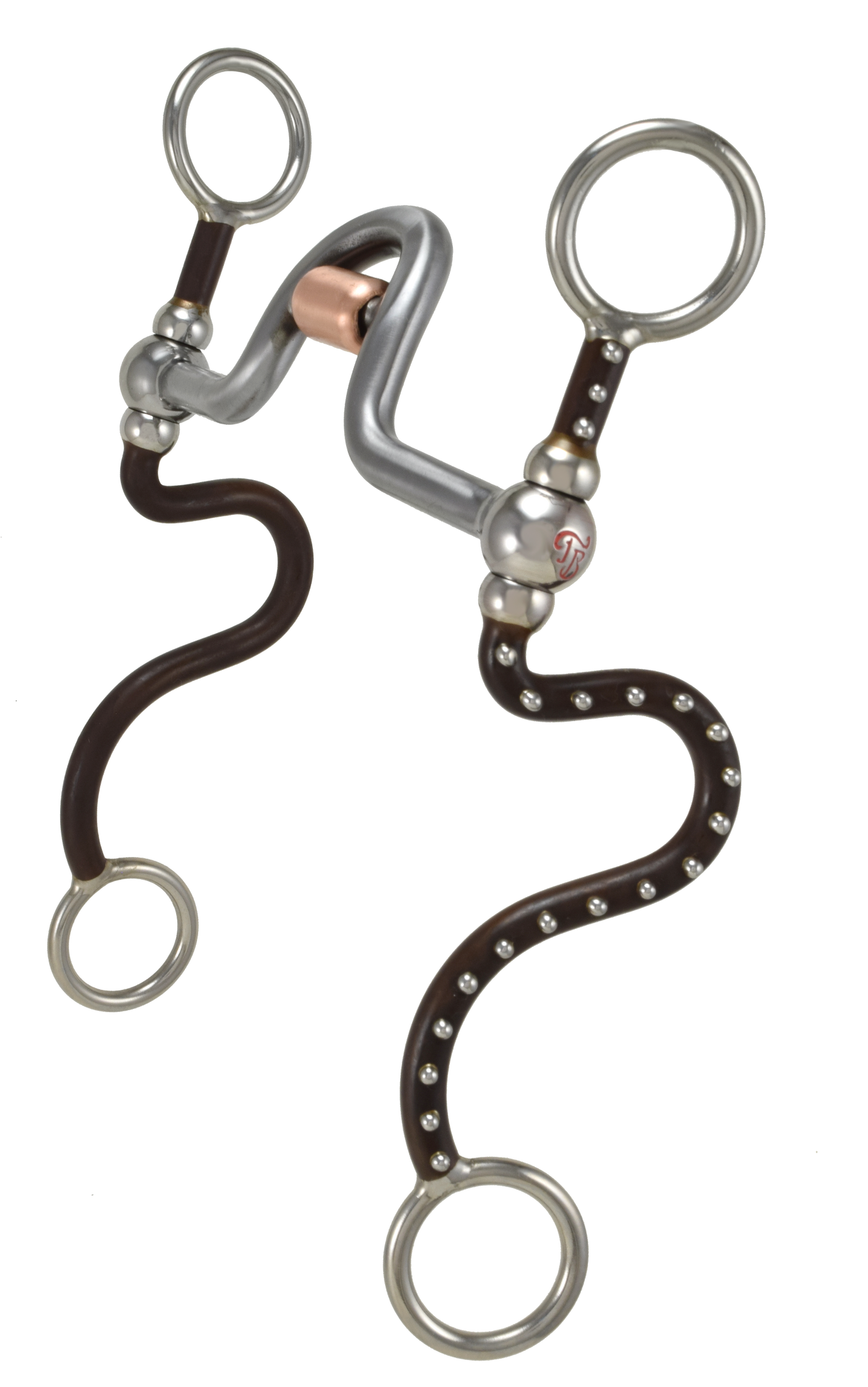 Medium S Kugelgelenk Clearwater mit Rolle Braun mit Punkten