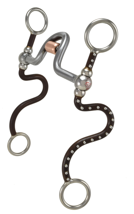 Medium S Kugelgelenk Clearwater mit Rolle Braun mit Punkten