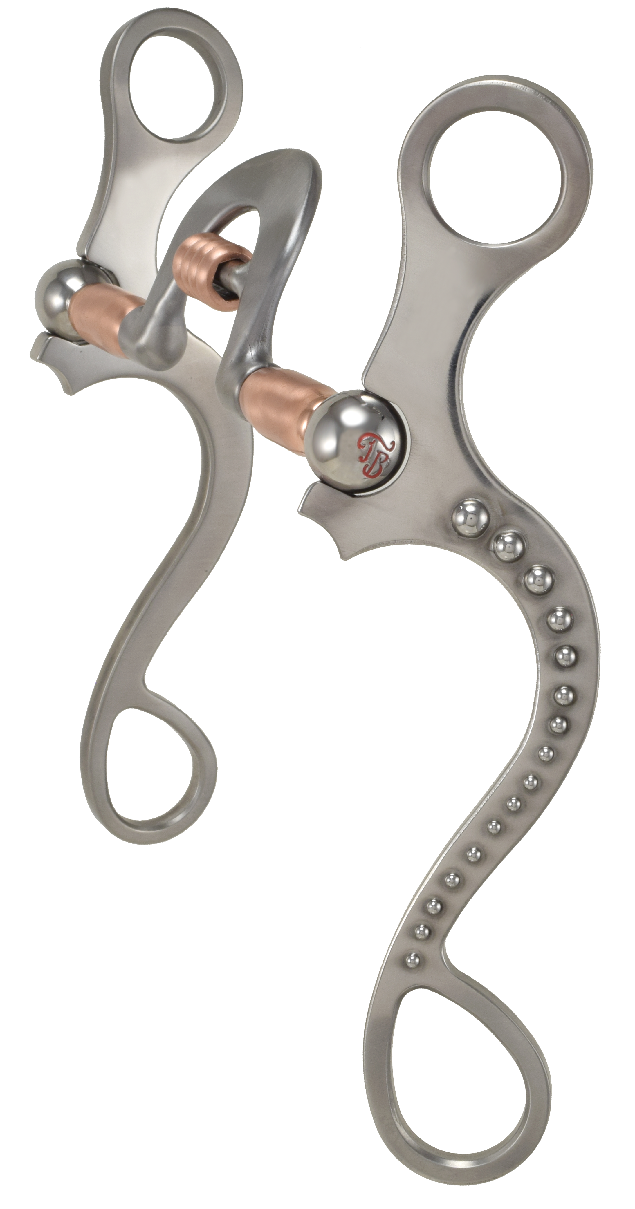 Sheridan Equalizer with Roller - Stainless – Tom Balding Bits & Spurs
