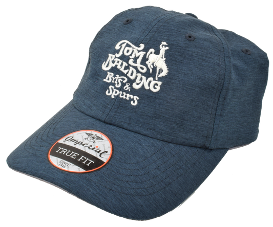 قبعة # 45 إمبريال هيذر بيرفورمانس كاب باللون الأزرق مارلين مع شعار كلاسيكي