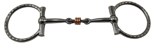 Anillo en D Ballhinge 3 en 1 - Acero inoxidable con puntos