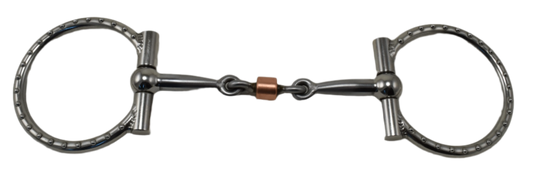 Anillo en D Ballhinge Slick 50 - Acero inoxidable con puntos