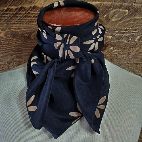 Silk Wild Rag Pattern - Big Daisy - Crepe de Chine Prints