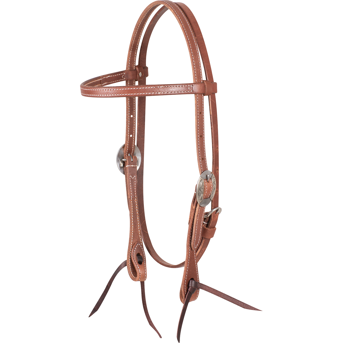 Headstall #82 -  Browband Headstall Natural Harness Leather
