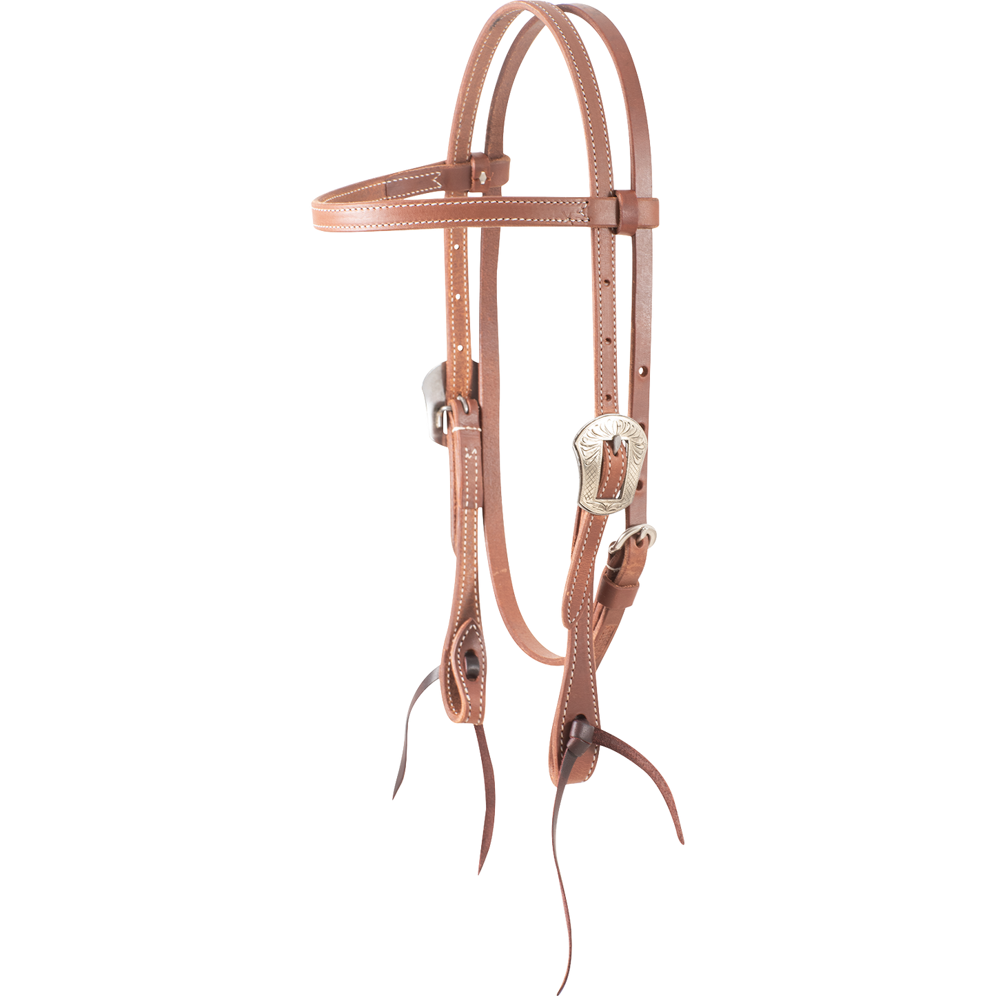 Headstall #82 -  Browband Headstall Natural Harness Leather