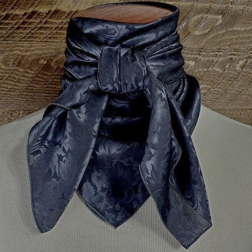 Motivo Silk Wild Rag - Jacquard grigio canna di fucile