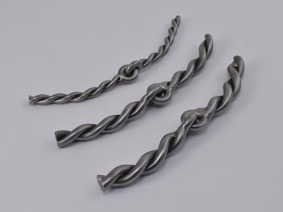 Maverick Shank Twisted Wire Medium - Brown with Dots Finish