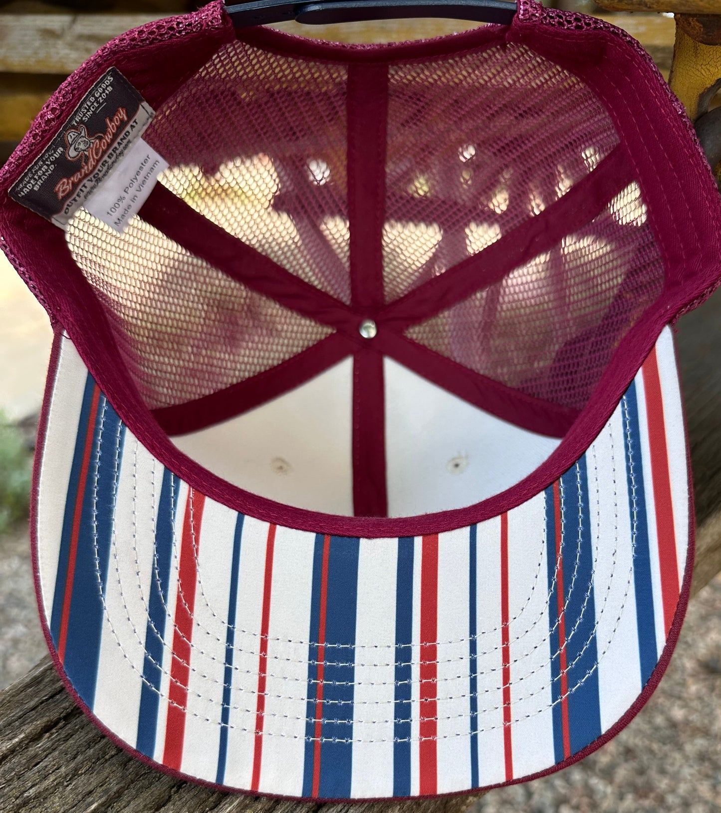 Cappellino n. 59 bordeaux con logo Heritage - Tom Balding®