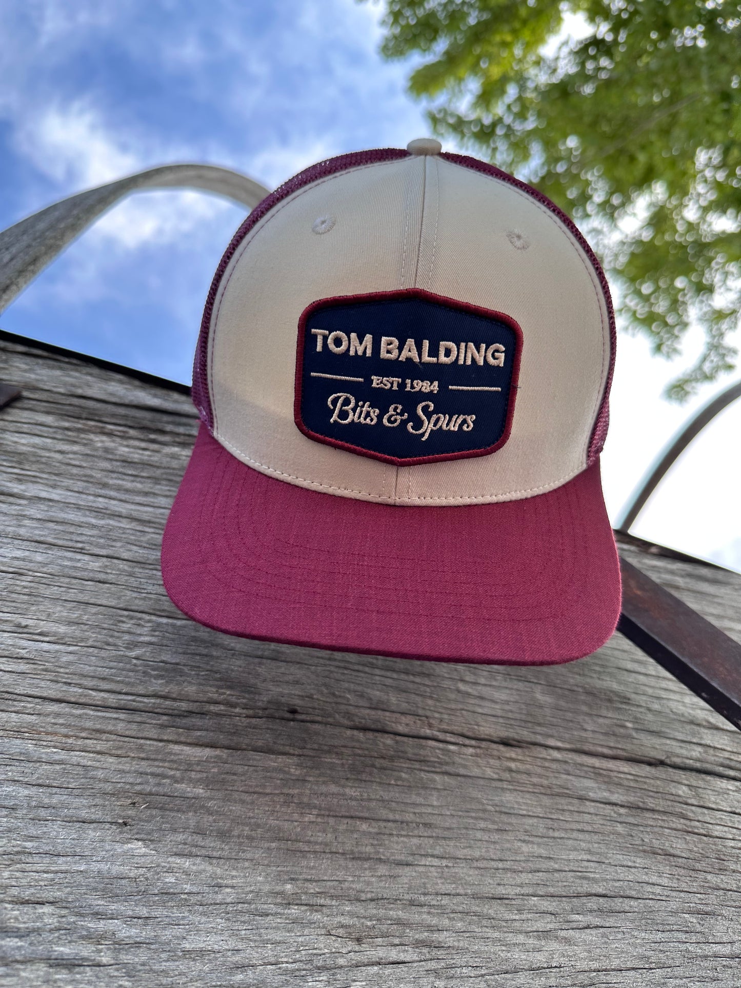 Cappellino n. 59 bordeaux con logo Heritage - Tom Balding®