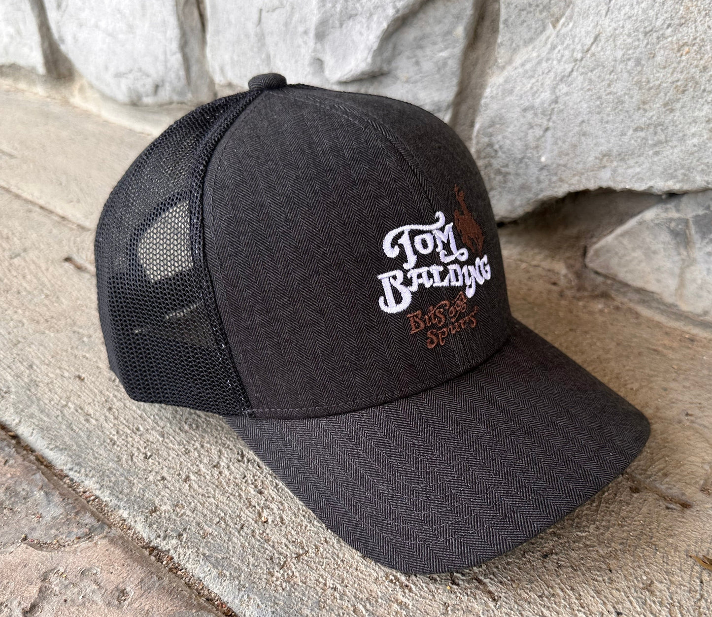 Cap #47 Herringbone Trucker Cap Classic Logo Cap