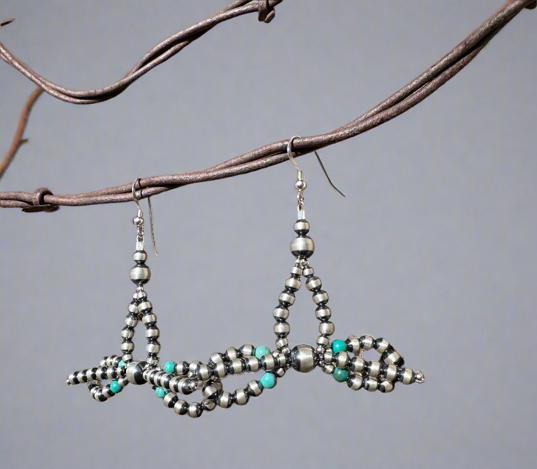 Exquisite Bow Navajo pearl & Turquoise