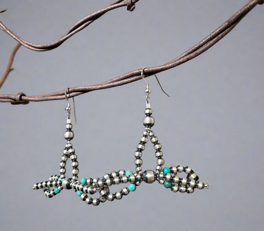 Exquisite Bow Navajo pearl & Turquoise