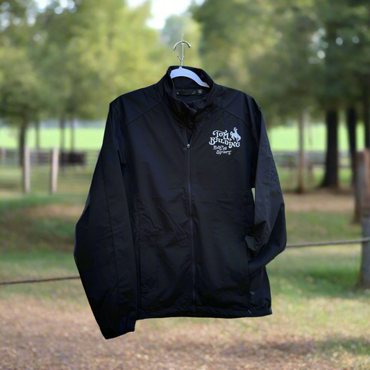 TB Adult Apex Lightweight Soft Shell Jacket - Black with Embroidered Classic Logo