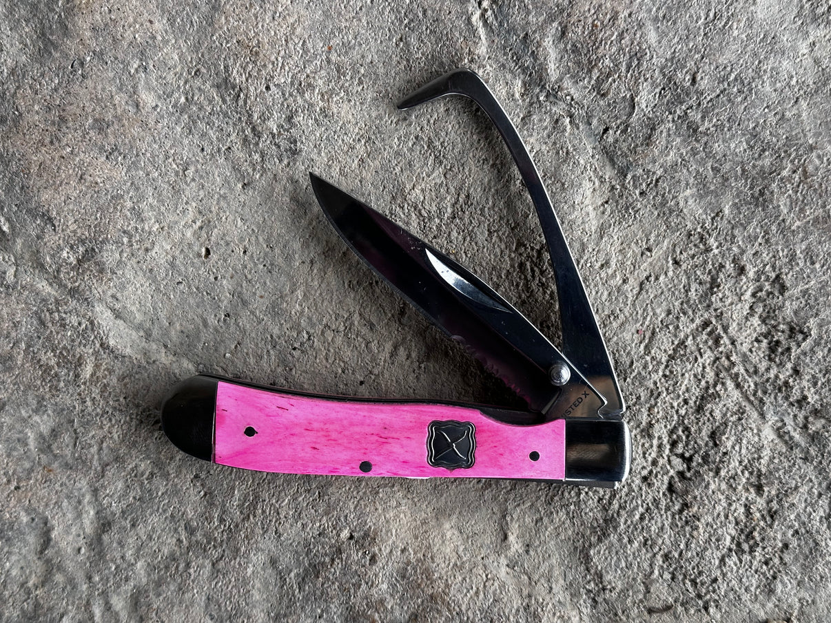 Twisted X Hoof Pick Knife Tom Balding Bits & Spurs